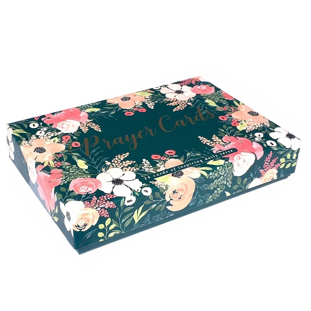 Eccolo Christian Boxed Floral Prayer Cards (T810Q)